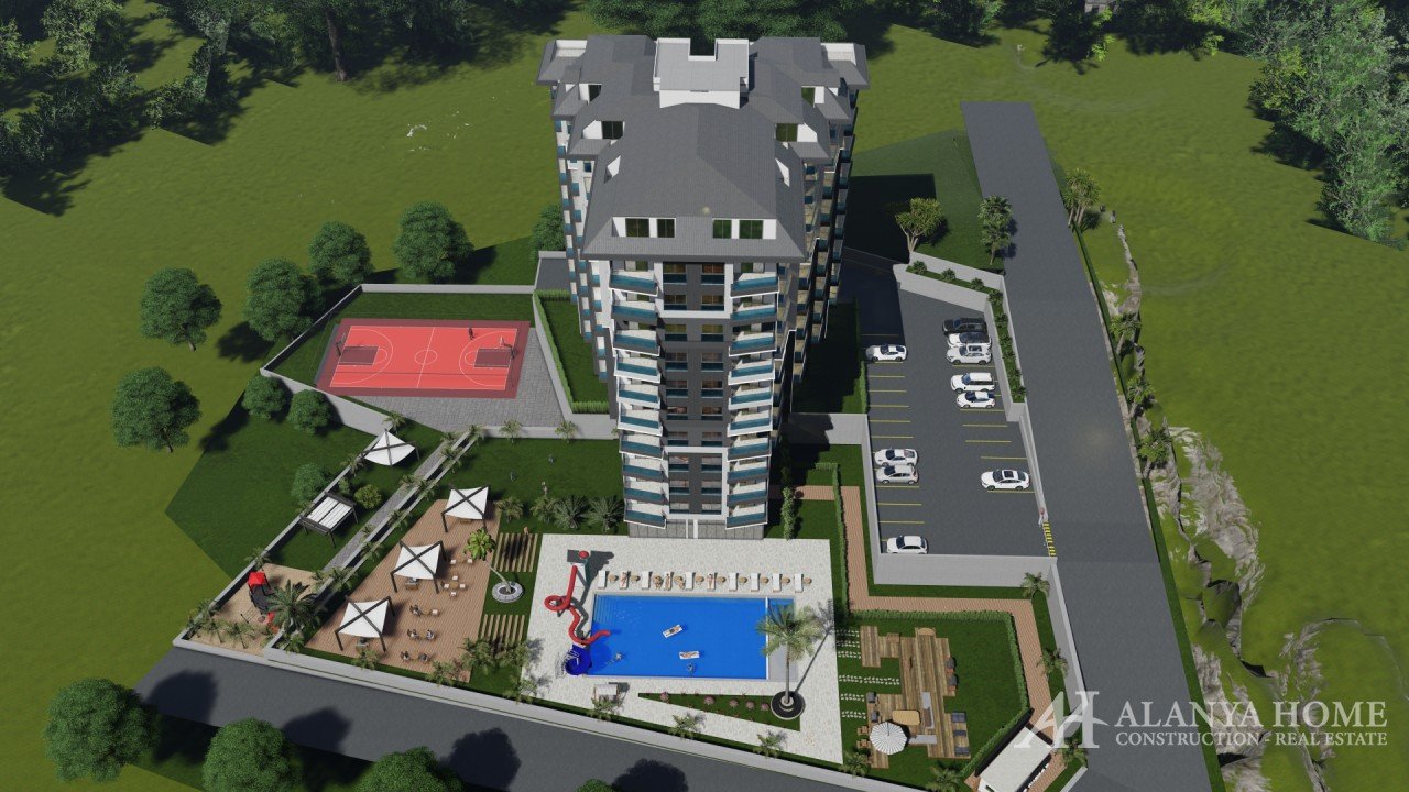 Pine Garden Авсалар Аланья Анталия Турция Фото покупка продажа меблированного жилого дома в рассрочк